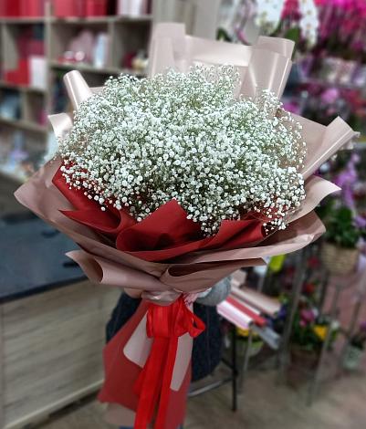 Букет цветов из: Гипсофила в Семенково
