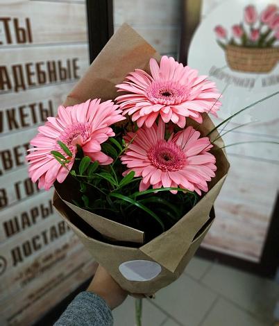 Букет цветов из: Герберы в Семенково